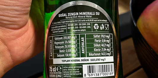 Maden suyu magnezyum içeriği