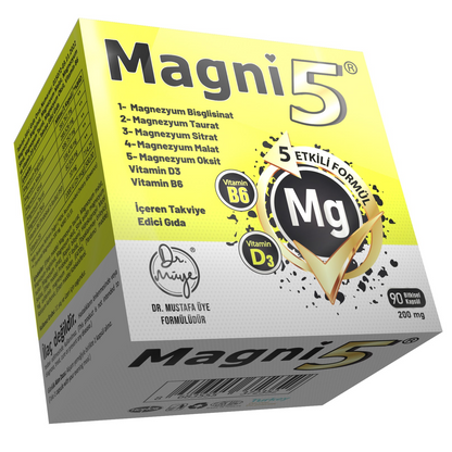 Magni5 - 5 Etkili Magnezyum Kompleks (3 Aylık)
