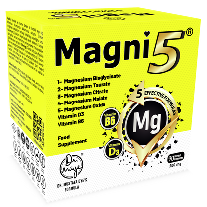 Magni5 - 5 Etkili Magnezyum Kompleks (3 Aylık)